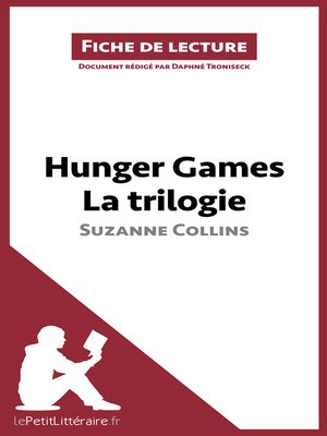 cover image of Hunger Games La trilogie de Suzanne Collins (Fiche de lecture)